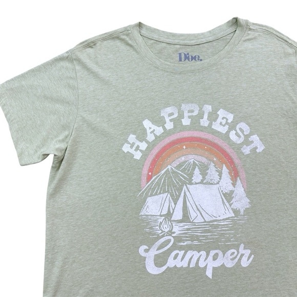 NWT Happiest Camper T-Shirt - Picture 1 of 10